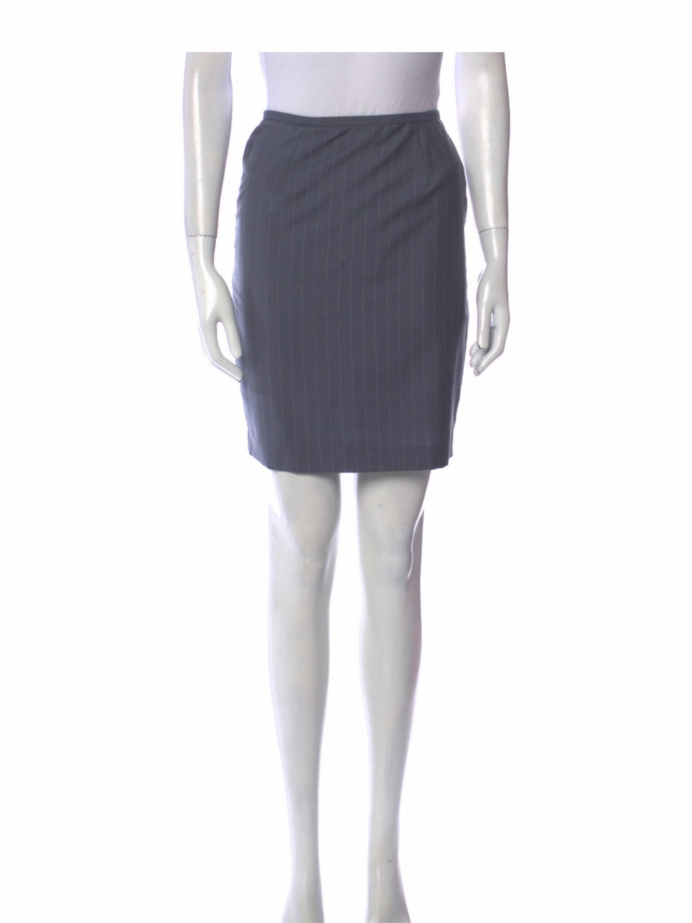 NWT Lafayette 148 gray wolf skirt size 2 petite